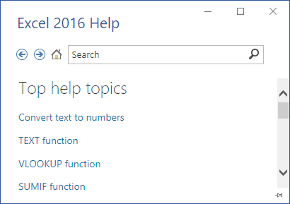 Function Keys in Excel