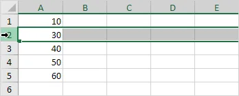 Insert Row Shortcut in Excel