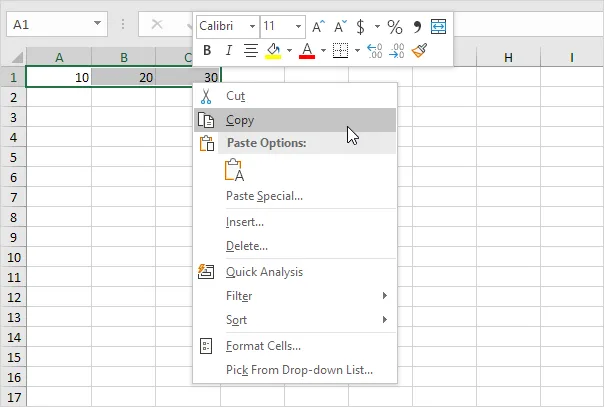 Transpose Data in Excel