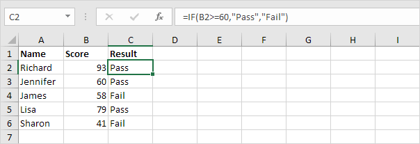 Logical Functions in Excel